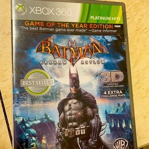 Xbox 360 Batman: Arkham Asylum Game of the Year Edition
